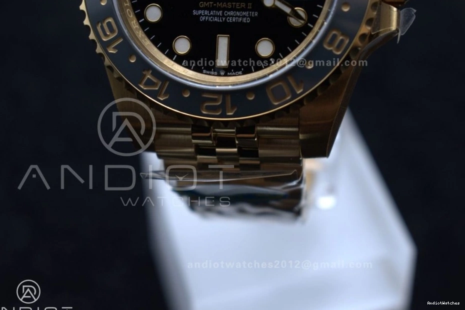 Best on GMT GRNR YG Dial Master Edition 928 126718 Versatile Jubilee Clean II CHS 1:1 Bracelet DD3285 Black 1029